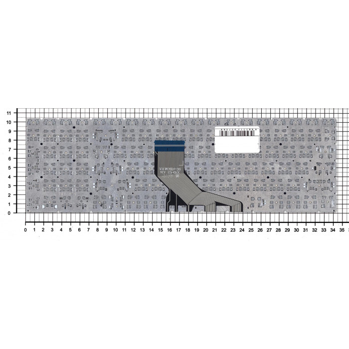 Клавиатура для HP 17-CN 17-CP серебристая