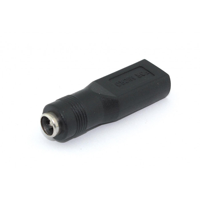 Переходник 5,5х2,5 на Micro USB мама
