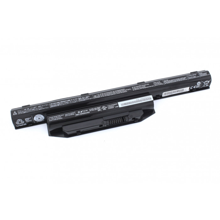 Аккумуляторная батарея для ноутбука Fujitsu LifeBook FMVNBP229 10.8V 6400mAh BP229-3S2P черная