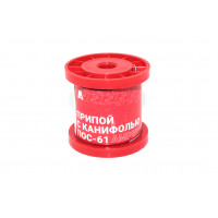 Припой с канифолью ПОС-61 Amperin S61-110R диаметр 1 мм 100 г.