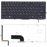 Клавиатура для Sony VPC-SD VPC-SB черная с подсветкой