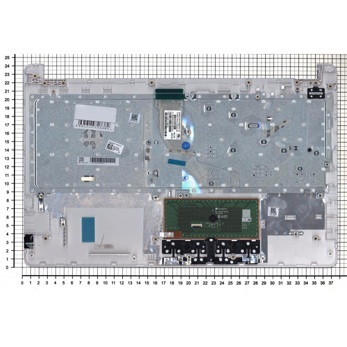 Клавиатура для HP 15-RA 15-RB 15-BS топкейс белый
