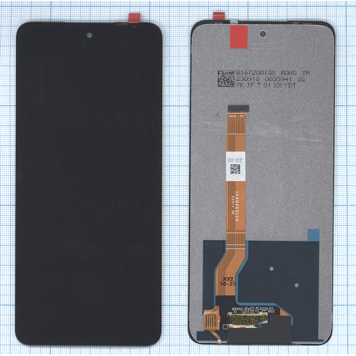 Дисплей для Realme C55 (RMX3710) в сборе с тачскрином черный