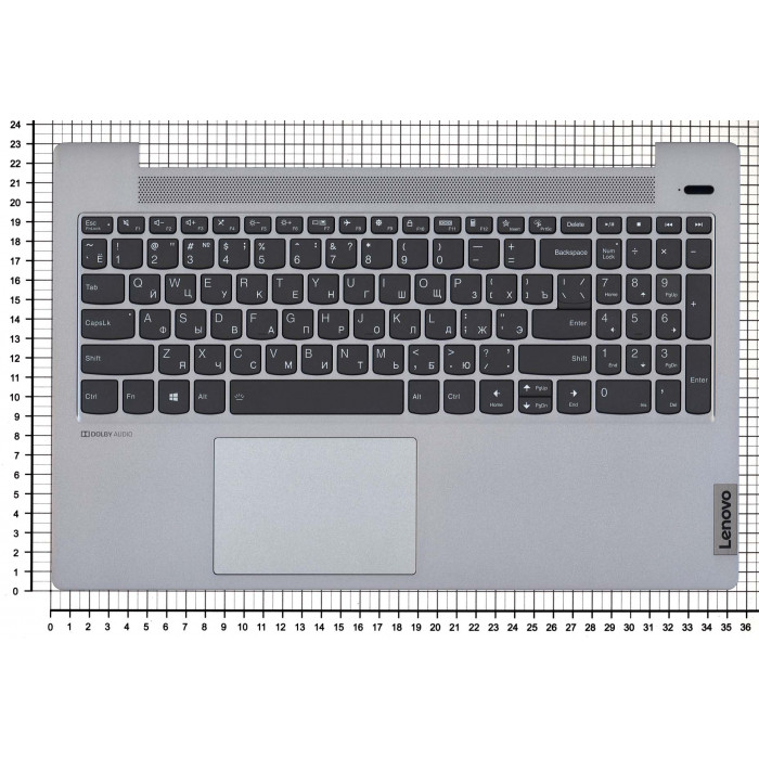 топкейс для Lenovo IdeaPad 5-15ALC05 серебристый