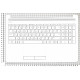 топкейс белый для HP 15-DB 15-DA