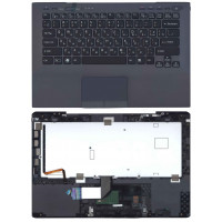 Клавиатура для Sony Vaio VPC-SB VPC-SD черная топ-панель
