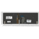 Клавиатура для Lenovo IdeaPad Y580 черная с черной рамкой с подсветкой