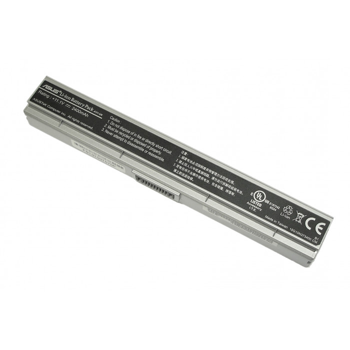 Аккумулятор для Asus U6 (A31-U6) 2400mAh серебристая