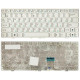 Клавиатура для Asus Eee PC 1000 1000H 1000HD белая
