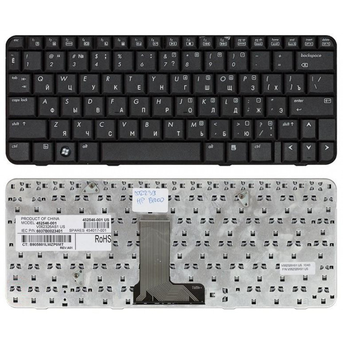 Клавиатура для HP Compaq Presario B1200 B2200 2210B черная