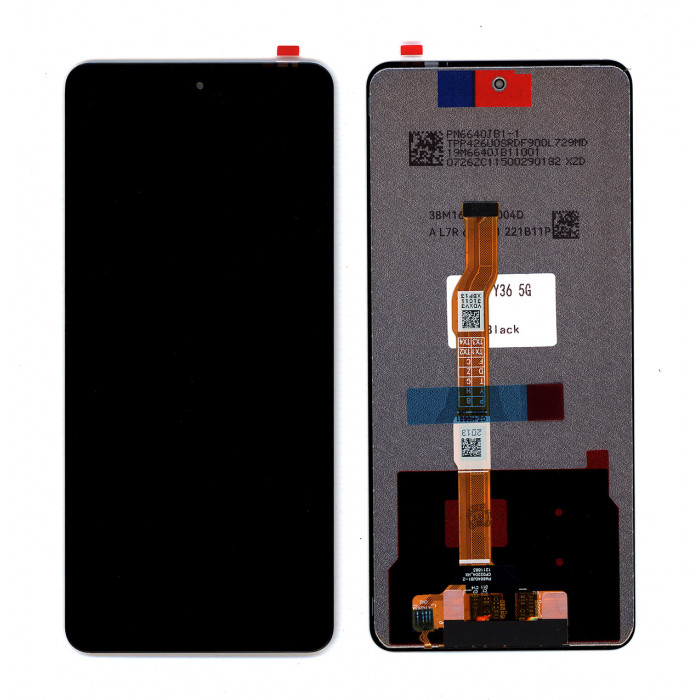 Дисплей для Vivo Y36 5G (V2247) в сборе с тачскрином черный