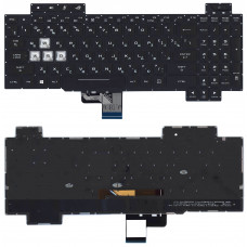 Клавиатура для Asus ROG GL704 черная с подсветкой
