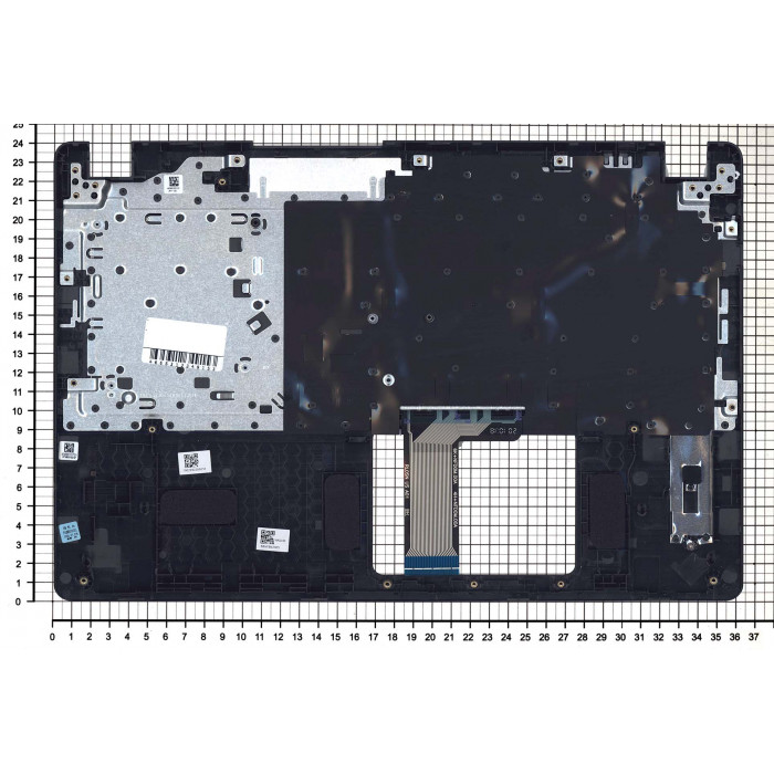 Клавиатура для Acer Asipre A315-42 черная топ-панель