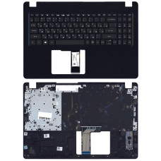 Клавиатура для Acer Asipre A315-42 черная топ-панель