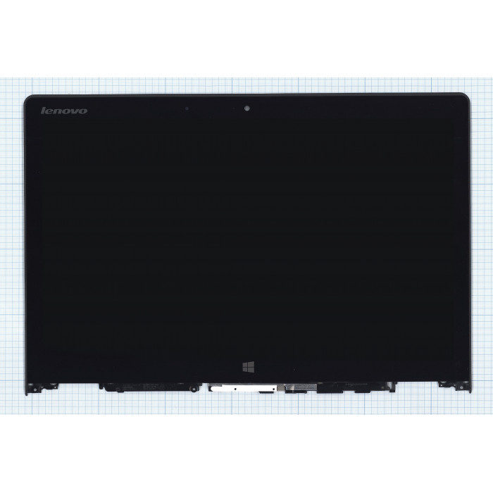 Модуль (матрица + тачскрин) для Lenovo Yoga 700-14ISK черный с рамкой