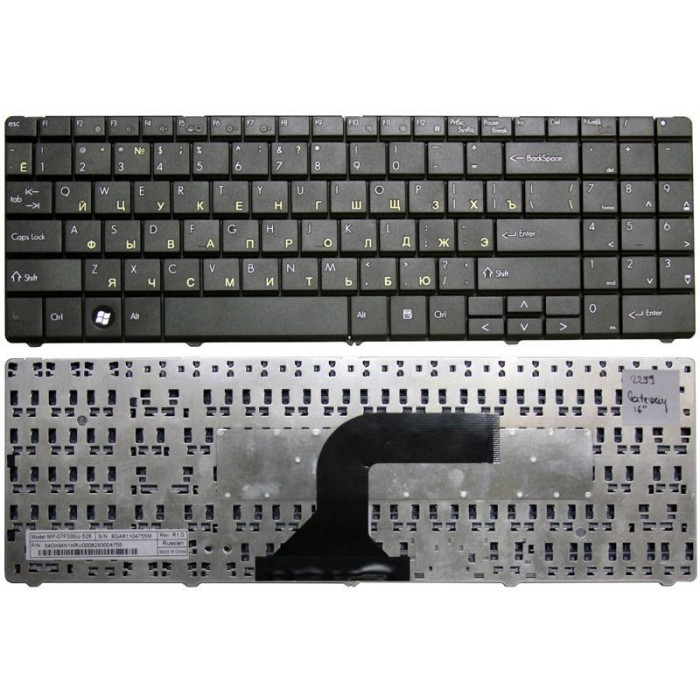 Клавиатура для Packard Bell EasyNote ST85 ST86 MT85 TN65 черная