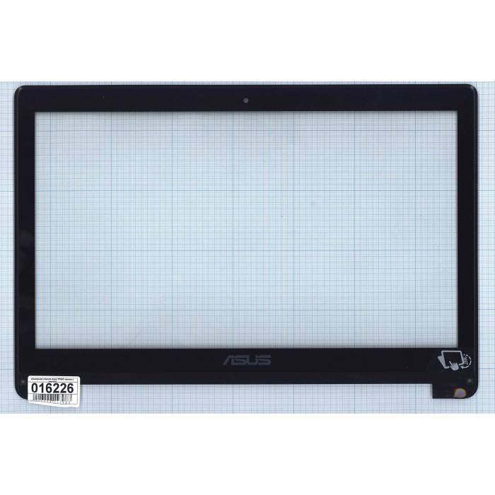 Сенсорное стекло (тачскрин) для Asus Transformer Book Flip TP500 черное c рамкой