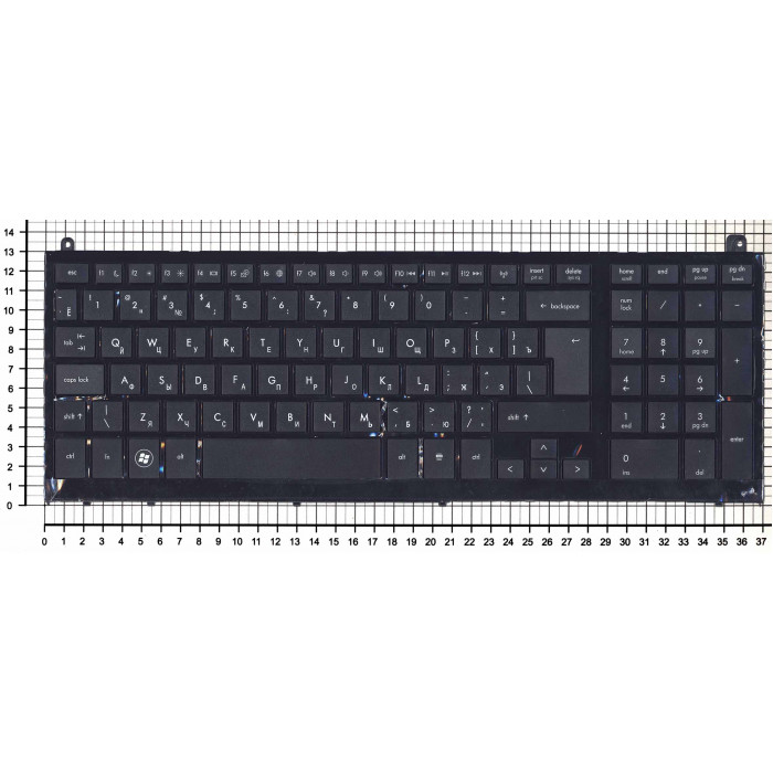 Клавиатура для HP Probook 4520S 4525s черная c рамкой