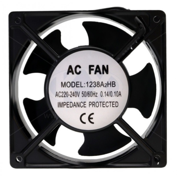 Вентилятор 120х120х38 1238A2HB 220V (ball bearing)