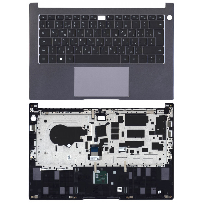 Клавиатура для Huawei MateBook D 14 2021 NobelD-WDI9A топкейс Space Gray