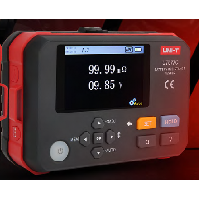 Тестер внутреннего сопротивления аккумуляторов UNI-T UT677C