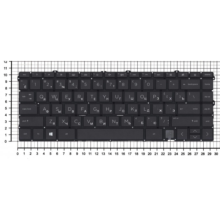 Клавиатура для HP Envy 13-BA черная