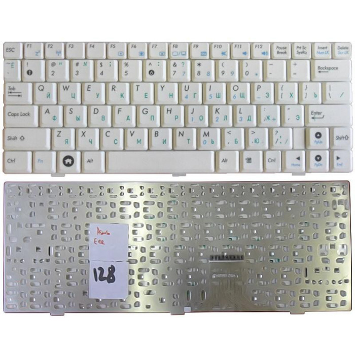 Клавиатура для Asus Eee PC 1000 1000H 1000HD белая