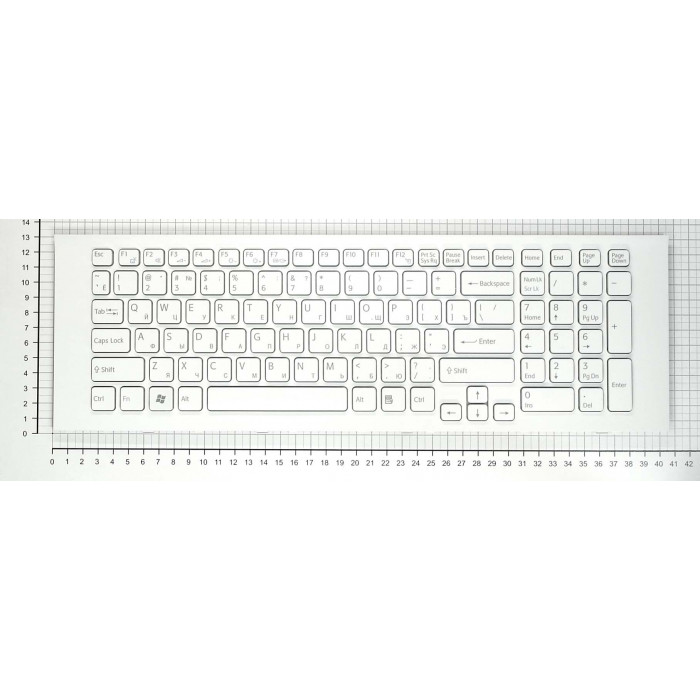 Клавиатура для Sony VPC-EJ VPCEJ белая