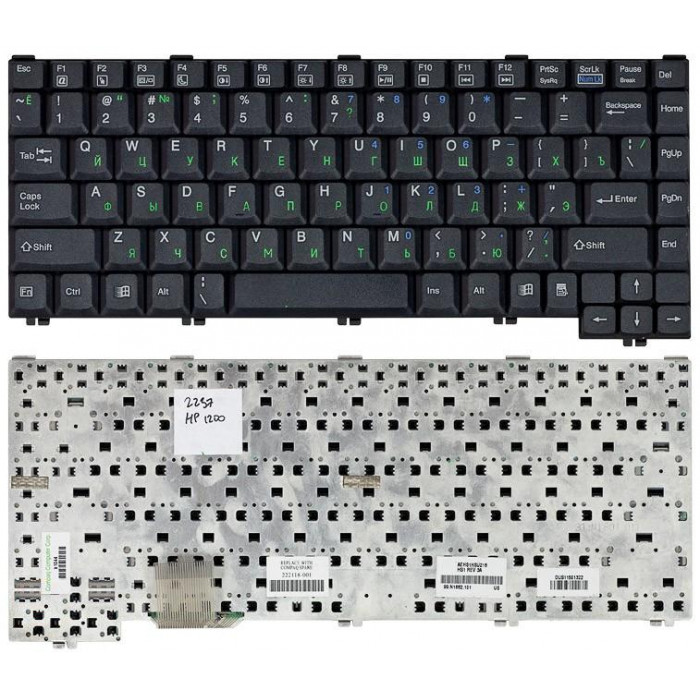 Клавиатура для HP Compaq Presario 1200 1600 черная