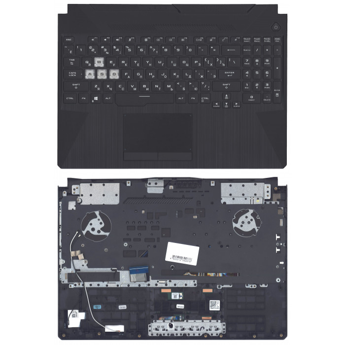 Клавиатура для ноутбука Asus TUF Gaming A15 FA506 топкейс