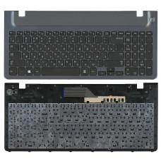 Клавиатура для Samsung 355V5C 350V5C NP355V5C NP355V5C-A01 черная с серой рамкой
