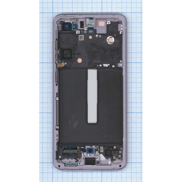 Дисплей для Samsung Galaxy S21 FE 5G G990B в сборе с тачскрином ServicePack фиолетовый (GH82-26414D)