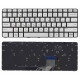 Клавиатура для HP Spectre 13-3001ee 13-3001tu 13-3001xx серебристая с подсветкой