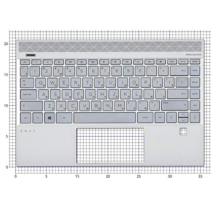 Клавиатура для HP Envy 13-AQ топкейс