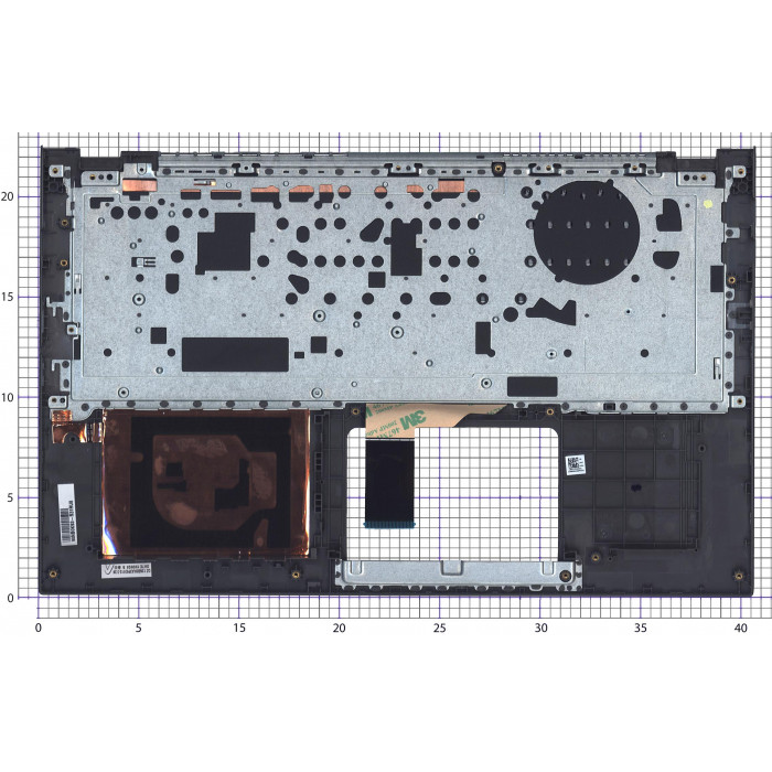 Клавиатура для ноутбука Asus X512 серая топ-панель