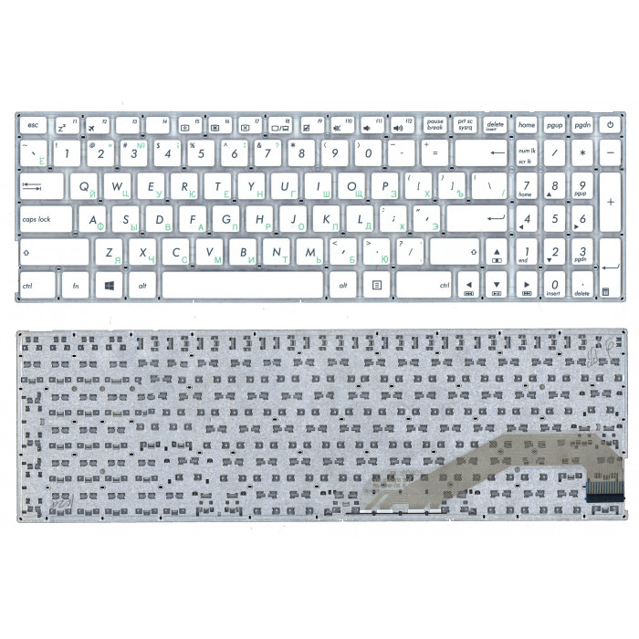 Клавиатура для Asus X540 X540L X540LA X540CA X540SA белая