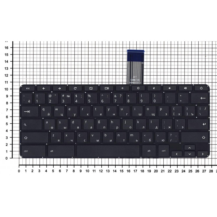 Клавиатура для HP Chromebook 11 G2 G3 G4 11-2000 11-2100 черная