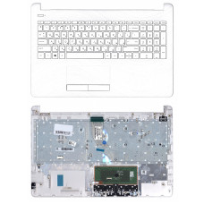 Клавиатура для HP 15-RA 15-RB 15-BS топкейс белый