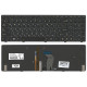 Клавиатура для Lenovo IdeaPad Y580 черная с черной рамкой с подсветкой