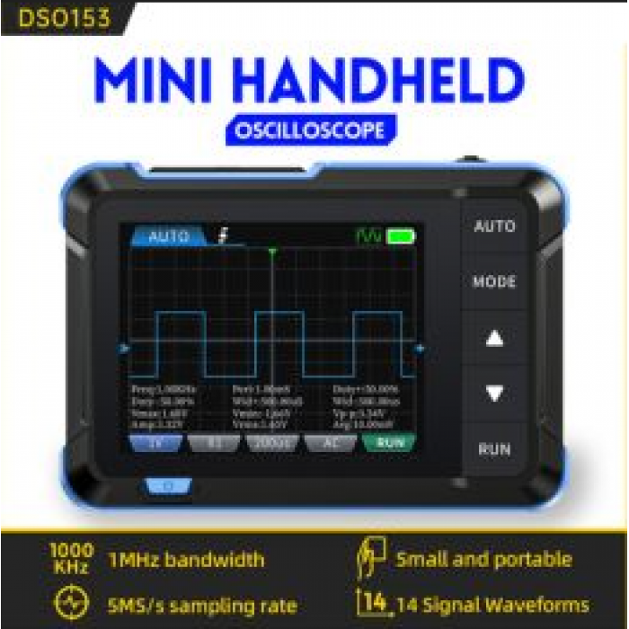 Мини-портативный цифровой осциллограф FNIRSI DSO153