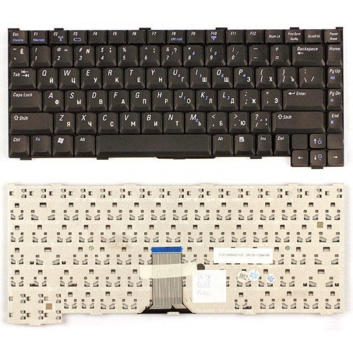 Клавиатура для Dell Inspiron 1200 2200 Latitude 110L PP10S черная
