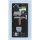 Дисплей для Samsung Galaxy S22 Ultra SM-S908B в сборе с тачскрином ServicePack черный (GH82-27488A)