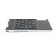 Клавиатура для HP Pavilion x360 14-CD 14-DD топкейс серебро