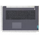 Клавиатура для Lenovo IdeaPad 3-17ALC6 топкейс Серебристый