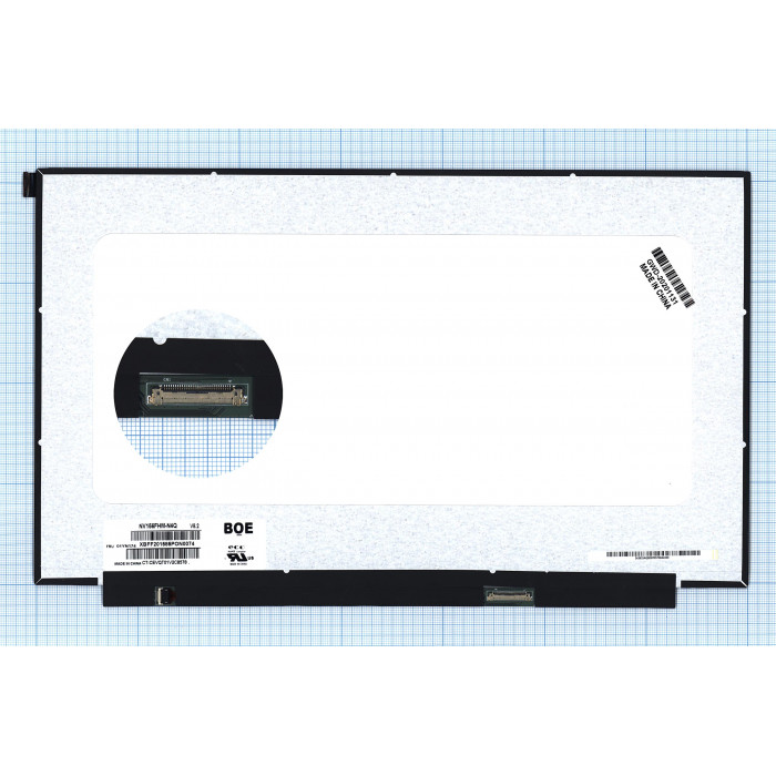 NV156FHM-N4Q матрица узкая плата Гамма 72% NTSC 15.6 60гц 1920x1080 (Full HD) 30pin