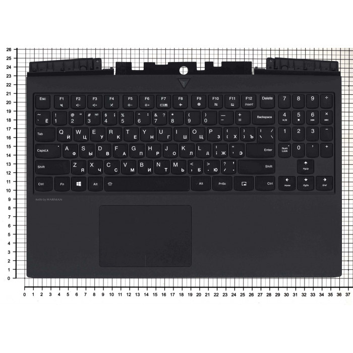 Клавиатура для Lenovo Legion Y545 топкейс черный