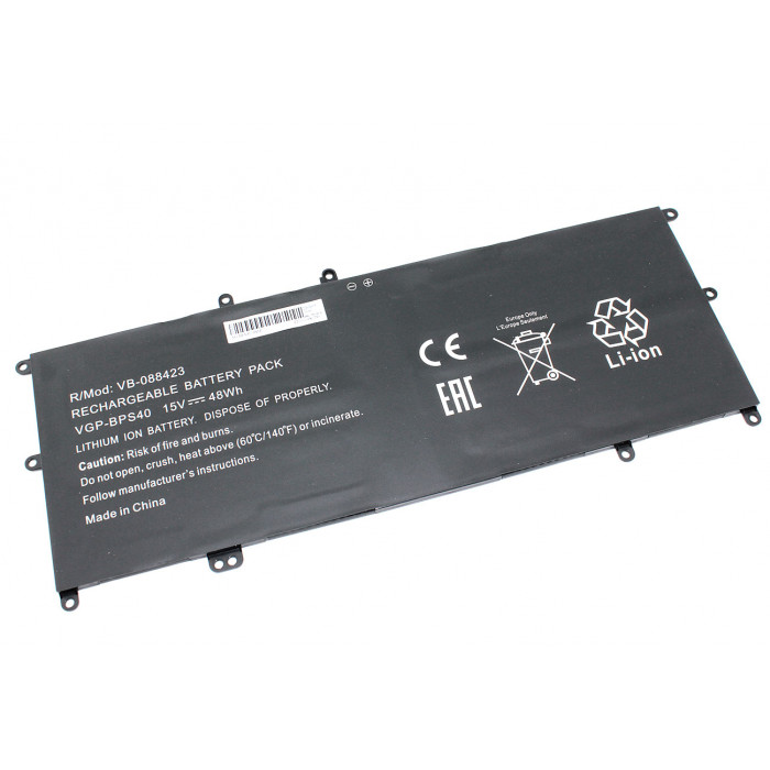 Аккумулятор для Sony Vaio SVF14 SVF15 (VGP-BPS40) 15.0V 48Wh OEM