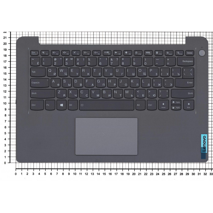 Клавиатура для Lenovo IdeaPad 3-14ALC6 сер