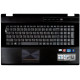 Клавиатура для Samsung RC720 черная топ-панель