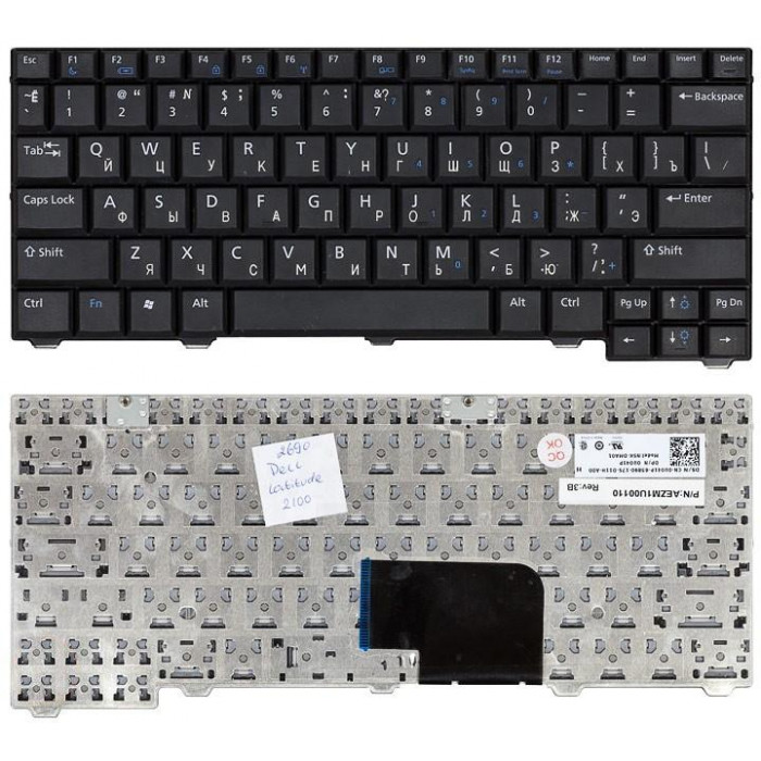 Клавиатура для Dell Latitude 2100 черная